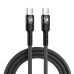 Дополнительное изображение книги «Wozinsky cable USB Type C - USB Type C Power Delivery 18W 2m black (WUC-PD-CC2B)»