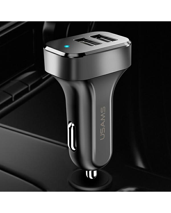 Дополнительное изображение книги «USAMS Ład. sam. 2xUSB C13 2,1A czarny|black (only head) CC87TC01»