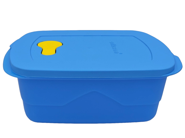 Контейнер для продуктов Cello MAX FRESH, пригодный для использования в микроволновой печи и холодильнике 2000 мл синий