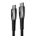 USB-C cable for USB-C Baseus Glimmer Series, 100W, 2m (Black)