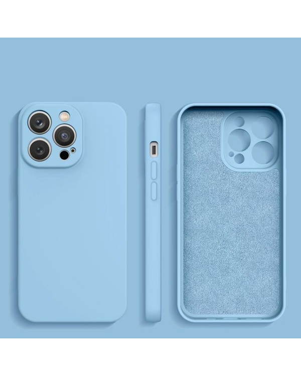 Fusion elegance fibre прочный силиконовый чехол для Samsung S918B Galaxy S23 Ultra 5G светло-синий