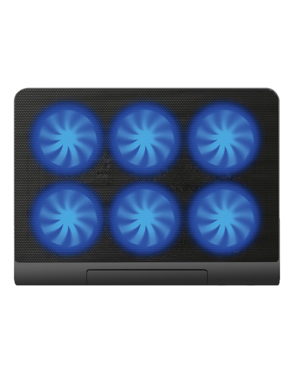 Охлаждающая подставка Platinet PLCP6FB для ноутбуков 17'' черная