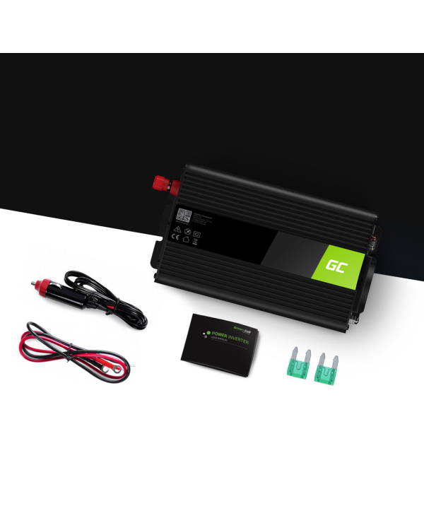 Green Cell Power Inverter 24V to 230V 500W|1000W Modified sine wave