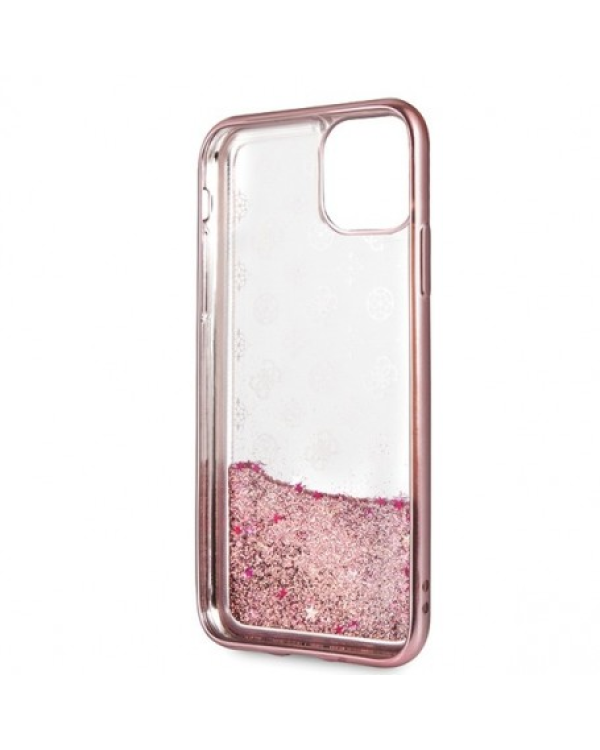 Guess GUHCN58PCUGLGPI Hard Gradient Glitter Case Чехол для Apple iPhone 11 Розовый