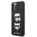 Karl Lagerfeld KLHCS21MSAKICKCBK S21+ G996 czarny|black hardcase Saffiano Ikonik Karl&Choupette Head