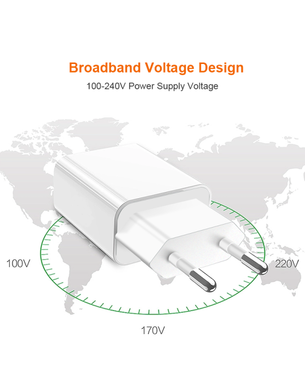 Зарядное устройство EGA C02 USB 5V | 2A белый
