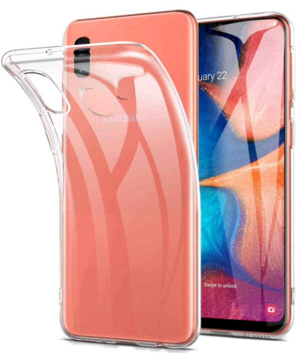Fusion Ultra Back Case 2 mm Прочный Силиконовый чехол для Samsung A202 Galaxy A20e Прозрачный