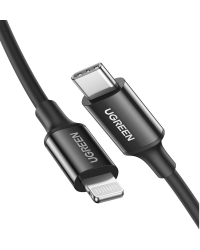 UGREEN US171 USB-C to Lightning Cable, 36W, 1m (black)