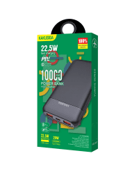 KAKUSIGA KSC-887 power bank 10000mAh | 2 x USB | 22.5W черный