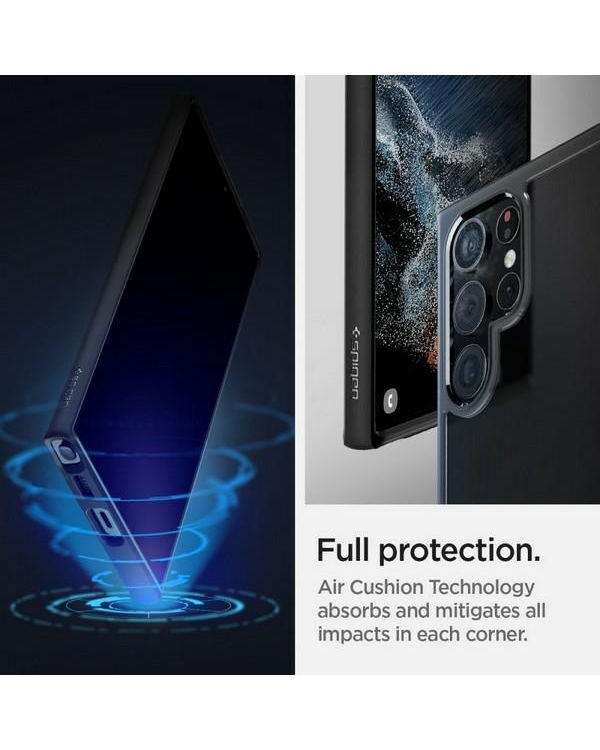 Дополнительное изображение книги «Spigen Ultra Hybrid Samsung S908 S22 Ultra Matte Black ACS03919»