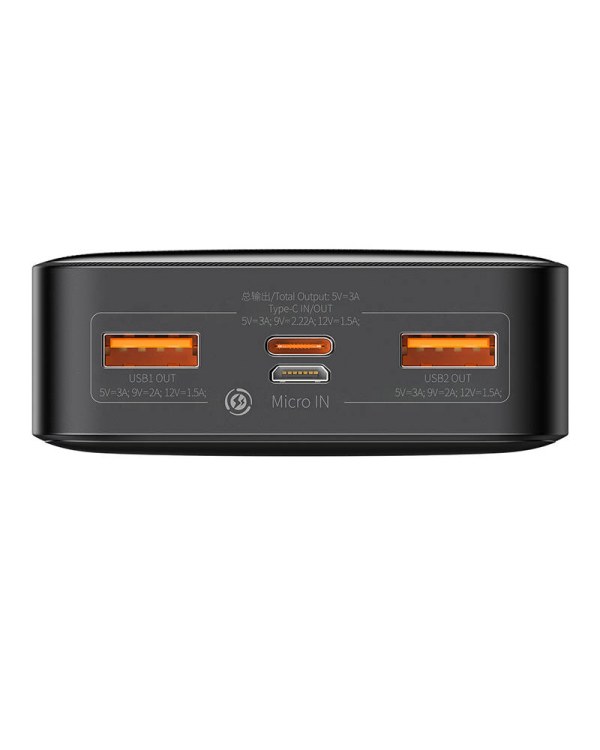 Powerbank Baseus Bipow 20000mAh, 20W (black)