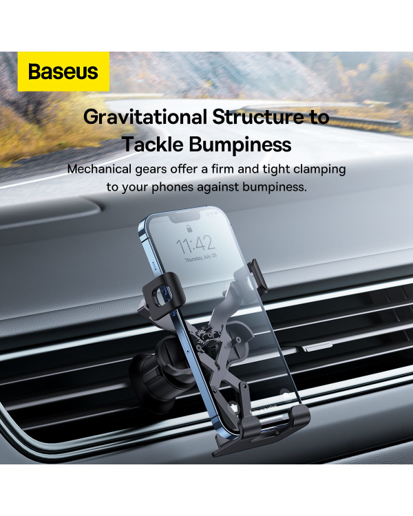 Baseus gravitational Car Phone Holder Lite to Ventilation Grid (black)