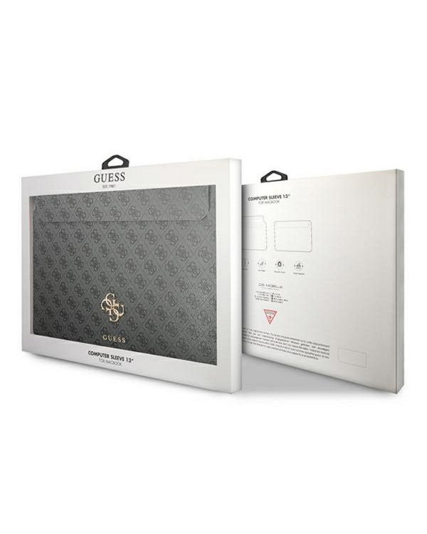 Guess Sleeve GUCS13G4GFGR 13" grey |grey 4G Big Logo