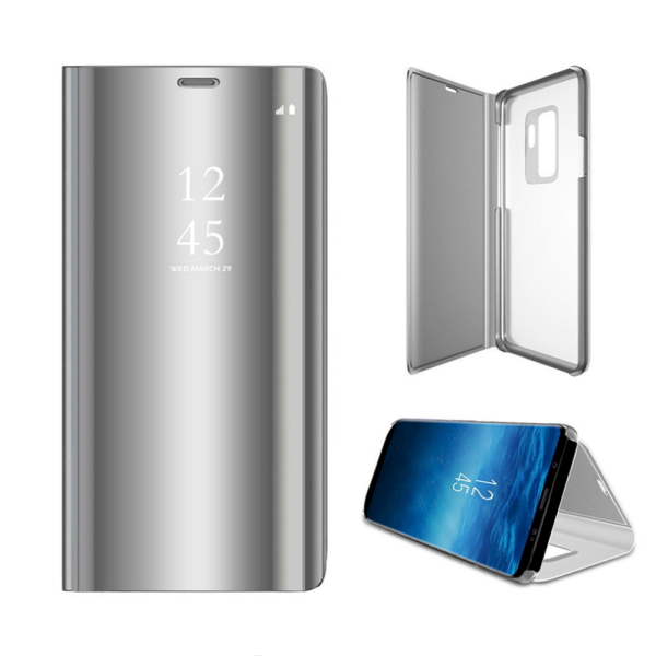 Fusion clear view книжка чехол для Samsung A125 Galaxy A12 серебряный