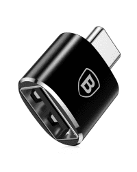 Baseus USB to USB Type-C Adapter 2.4A (Black)