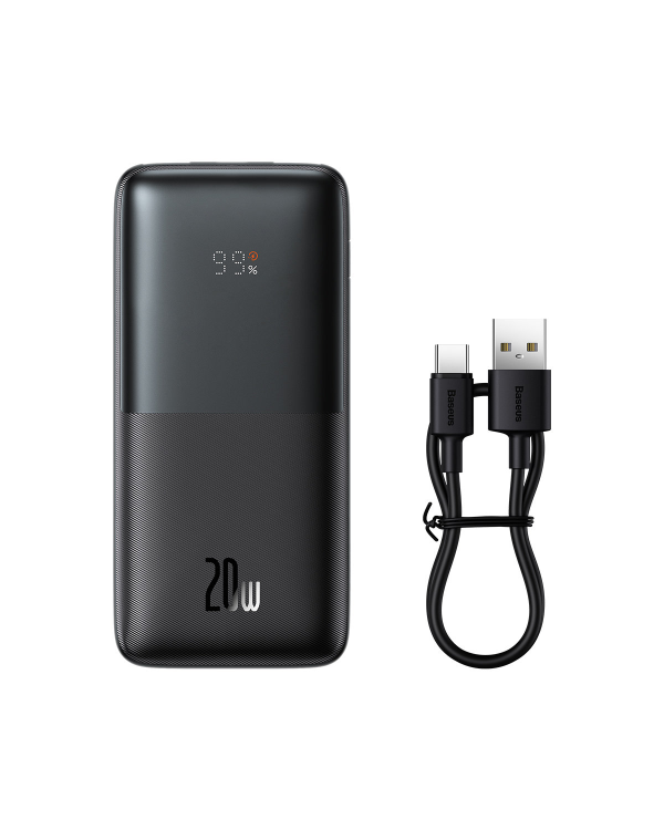 Powerbank Baseus Bipow Pro 10000mAh, 2xUSB, USB-C, 20W (black)