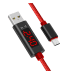 Кабель Fusion USB-C с ЖК-экраном и вольт-амперным детектором красный