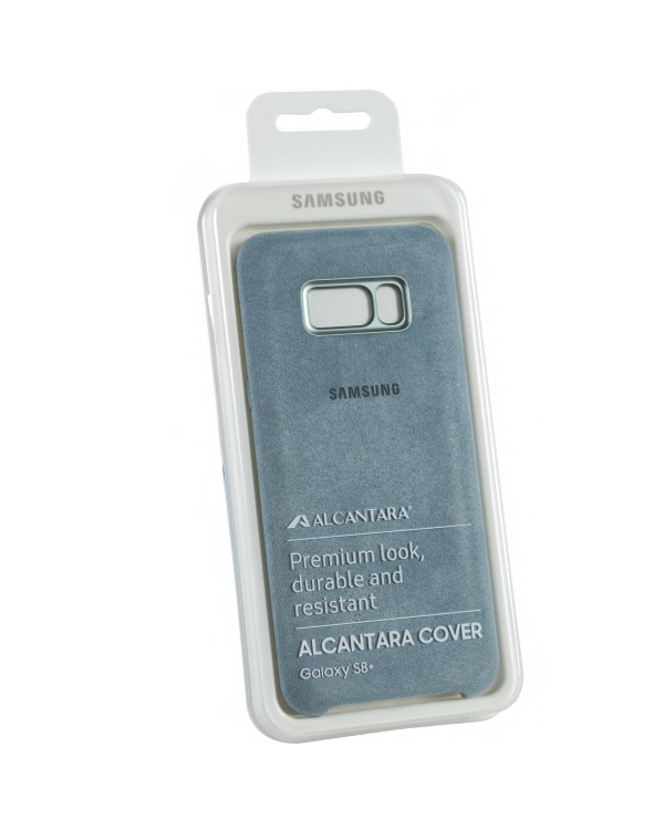 Samsung EF-XG955AMEGWW Alcantara Cover Оригинальный чехол для Samsung G955 Galaxy S8 Plus серый