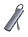 UGREEN 10in1 Adapter USB-C to HDMI 4K, 3x USB 3.0, Type-C, RJ45, SD, Micro SD, AUX (grey)