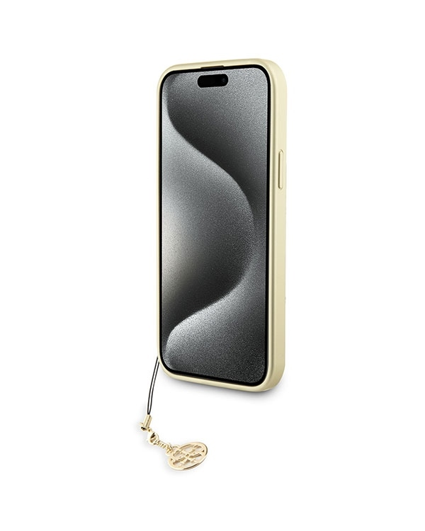 Guess GUHCP15MGF4GBR iPhone 15 Plus 6.7" brązowy|brown hardcase 4G Charms Collection