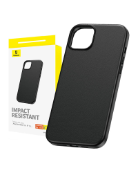 Чехол для телефона iPhone 15 Baseus Fauxther Series (черный)