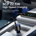 Автомобильное зарядное устройство Ugreen CD293 2x USB-C PD и 1x USB-A 130 Вт - черный