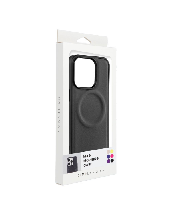 Roar Mag Morning Силиконовый задний чехол для Apple iPhone 15 черный
