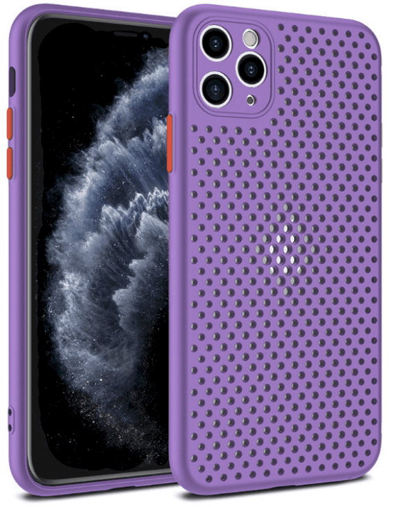 Fusion Breathe Case Силиконовый чехол для Samsung A415 Galaxy A41 Фиолетовый