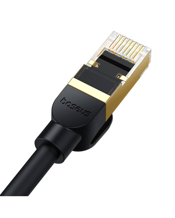 Сетевой кабель cat.8 Baseus Ethernet RJ45, 40 Гбит|с, 10 м (черный)