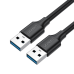 Обложка книги «Ugreen USB - USB (male - USB 3.2 Gen 1) cable 1 m black (US128 10370)»