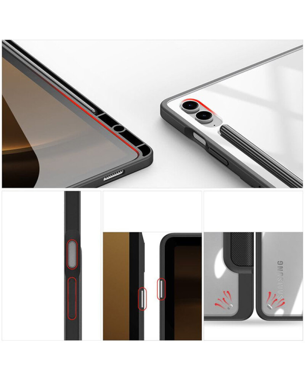 Dux Ducis Toby Magnet Case чехол для планшета Samsung X510 Galaxy Tab S9 FE черный
