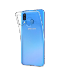 Fusion Ultra Back Case 1 mm Прочный Силиконовый чехол для Samsung A405 Galaxy A40 Прозрачный