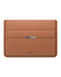 Кожаный чехол INVZI | Обложка с функцией подставки для MacBook Pro|Air 15"|16" (коричневый)