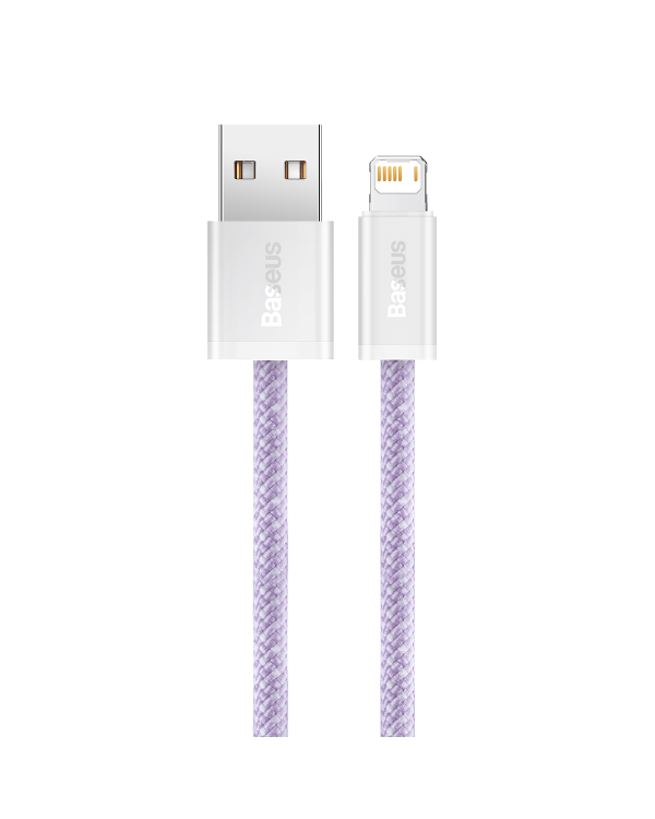 Дополнительное изображение книги «Baseus Динамический кабель USB - Lightning, 2.4A, 2м (фиолетовый)»