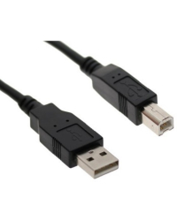 Omega OUAB1 USB 2.0 A-plug AM-BM Кабель для принтера 1.5m Черный