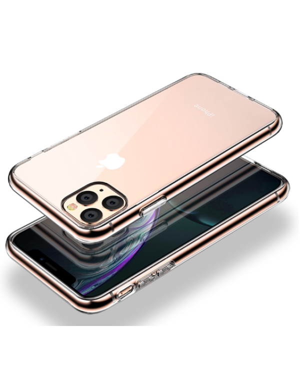 Fusion Ultra Back Case 0.3 mm прочный силиконовый чехол для Apple iPhone 11 прозрачный