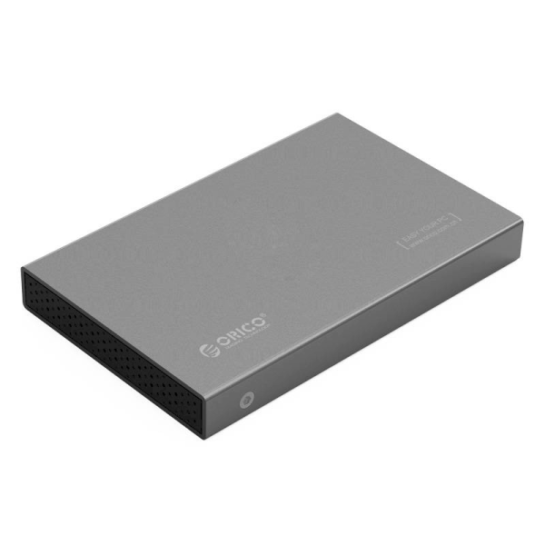Hard drive external enclosure Orico SSD/HDD 2.5" SATA III (gray)