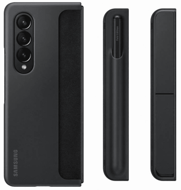 Обложка книги «EF-OF93PCBE Samsung Flip Cover with Pen for Galaxy Z Fold 4 Black»