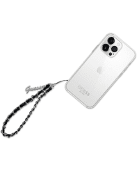 Guess Phone Strap Chain Charms Black
