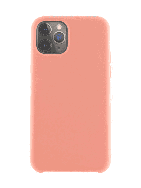 Fusion Elegance Fibre Прочный Силиконовый чехол для Apple iPhone 12 / 12 Pro Светло Розовый