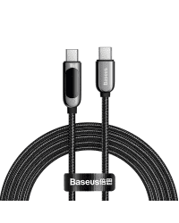 Cable USB-C to USB-C Baseus Cafule, 100W, 1m (black)