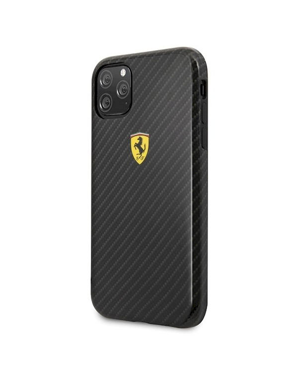 Ferrari Hardcase FESPCHCN65CBBK Силиконовый чехол для Apple iPhone 11 Pro Max Черный