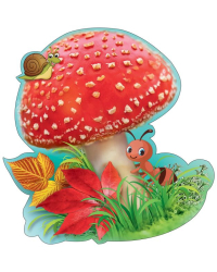 Украшение на скотче "Мухомор"