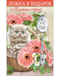 Ложка в подарок "Позитива и добра"