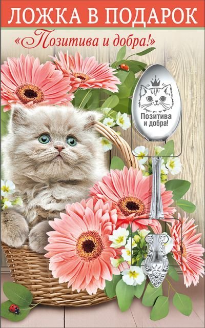 Ложка в подарок "Позитива и добра"