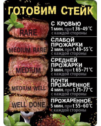 Магнит "Готовим стейк"