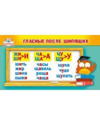 Шпаргалка "Гласные после шипящих/Правописание согласных"