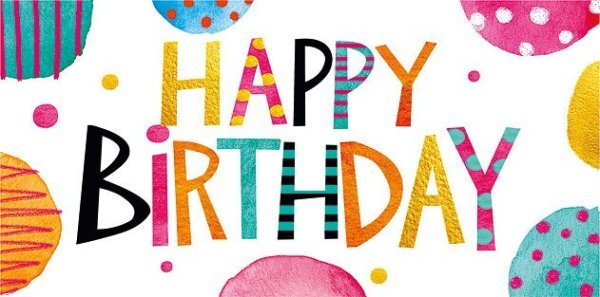 Конверт для денег "Happy Birthday!"