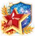 Украшение на скотче "Салют"