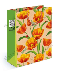 Пакет подарочный (ML) Тюльпаны